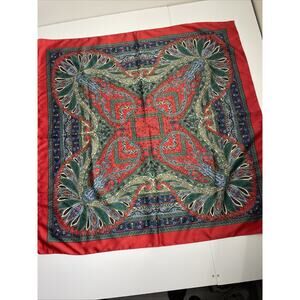 Art of the Scarf Tie Rack 100% Polyester Scarf Made in Italy